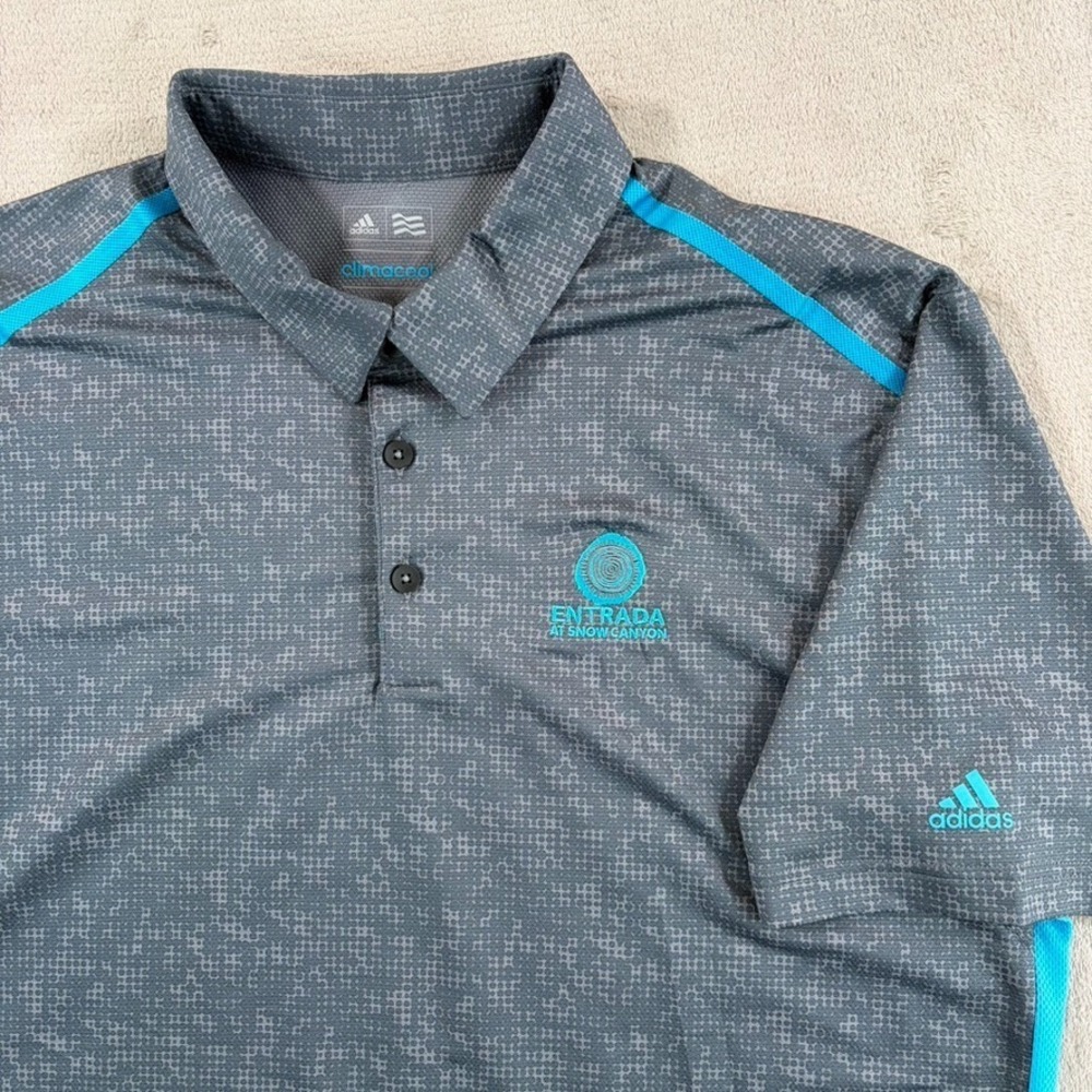 Adidas‎ Climacool x Entrada At Snow Canyon Performance Polo Shirt Men Large NWT
